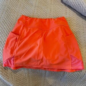 Athleta Bright Orange Skirt